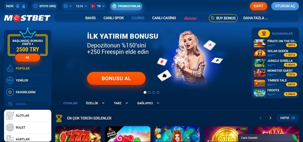 Обзор казино Mostbet: наше решение Обзор казино Mostbet: наше решение
